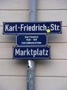 Karl-Friedrich-Str. - Tja, KF, der Mittelpunkt von Karlsruhe ist nach dir benannt!